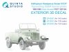 Quinta Studio QP35003 Typesetting USSR license plates 1959-1980 (State Standart 3207-58) (All kits) 1/35